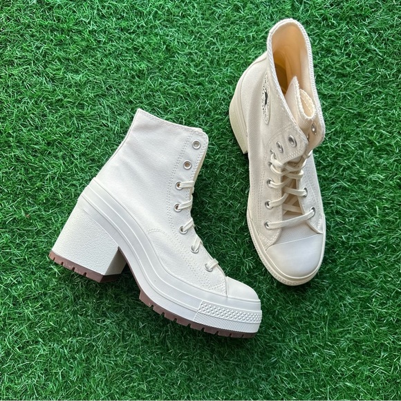 Not for sale🎁Converse Chuck 70 De Luxe Heel Hi Egret - Picture 8 of 9